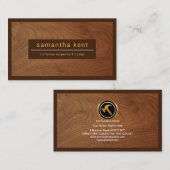 Holzkörner-Braunen-Schüre Visitenkarte (Vorne/Hinten)