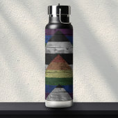 Holzkörner Fein-Flag-Farben Trinkflasche