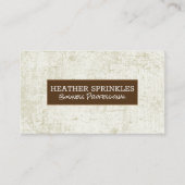 Holzkörner | Hintergrundinformationen zu Blueprint Visitenkarte (Vorderseite)