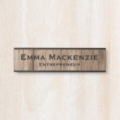 Holzkörner, individuell anpassbare Bürotür-Zeichen Türschild (Vorderseite )