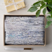 Holzkörner Lila Grau Weiß Rustikale Textur Seidenpapier (Geschenk)