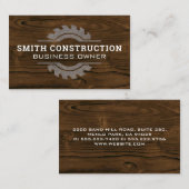 Holzkörner | Metallsäge Visitenkarte (Vorne/Hinten)