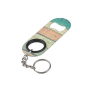 Holzkörner Mini Flaschenöffner (Rückseite Schrägansicht)