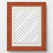 Holzkörner mit passenden Rahmen hinzufügen Foto Pl (Vorderseite)