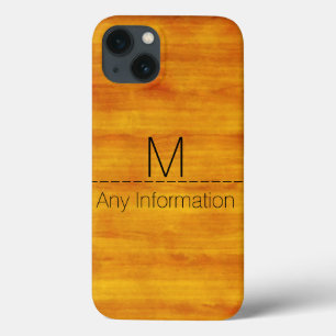 Holzkörner-Monogramm Nr. 3 Case-Mate iPhone Hülle