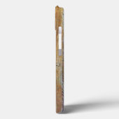 Holzkörner-Monogramm Nr. 4 Case-Mate iPhone Hülle (Rückseite / Links)