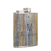 Holzkörner-Monogramm Nr. 4 Flachmann (Rechts)