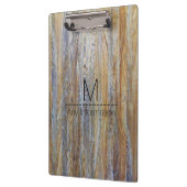 Holzkörner-Monogramm Nr. 4 Klemmbrett (Links)