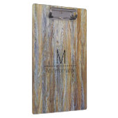 Holzkörner-Monogramm Nr. 4 Klemmbrett (Rechts)
