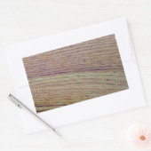 Holzkörner Rechteckiger Aufkleber (Umschlag)