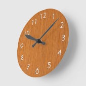 Holzkörner Runde Wanduhr (Winkel)