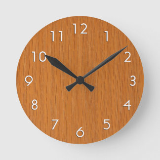 Holzkörner Runde Wanduhr