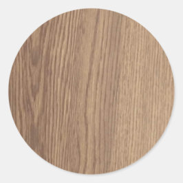 Holzkörner-Rundkleber Runder Aufkleber