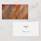 Holzkörner schneiden visitenkarte (Vorne/Hinten)