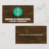 Holzkörner | Schraubenwerkzeuge Visitenkarte (Vorne/Hinten)