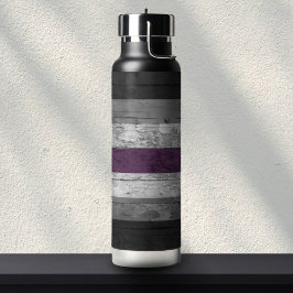 Holzkörner - subtile asexuelle Druckfarben Trinkflasche