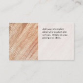 Holzkörner/Technologie 2 Visitenkarte (Rückseite)