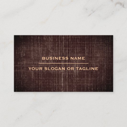 Holzkörner Textur Foto Minimalistische Bauweise Visitenkarte (Vorderseite)