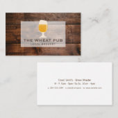 Holzkörner Visitenkarte (Vorne/Hinten)