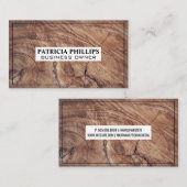 Holzkörner Visitenkarte (Vorne/Hinten)