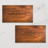 Holzkörner Visitenkarte (Vorne/Hinten)