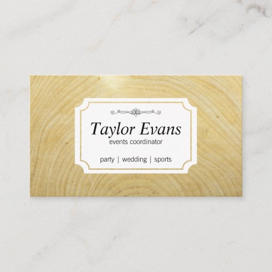 Holzkörner Visitenkarte (Vorderseite)