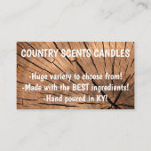 Holzkörner-Visitenkarte, beidseitig bedruckt Visitenkarte (Vorderseite)