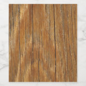 Holzkörner Weinetikett (Einzelnes Label)