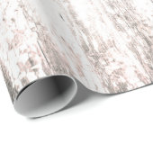 Holzkörner weißes rustikales Land Textur Decoupage Geschenkpapier (Rolleneckpunkt)