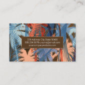 Holzkörnergrenze | Palmen Visitenkarte (Rückseite)