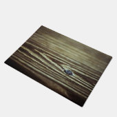 Holzkörnertextur von Shirley Taylor Fußmatte (Schrägansicht)