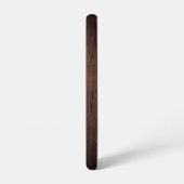 Holzkörnholz mit Monogramm-Personalisierter Bezeic Samsung Galaxy Hülle (Linke Seite)