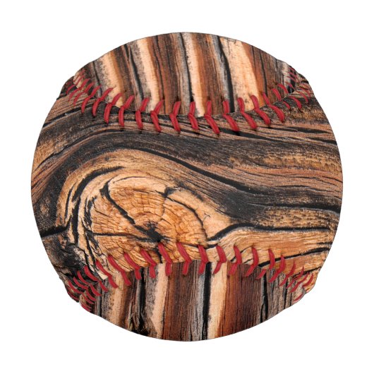 Holzkörnmuster Baseball (Vorderseite)