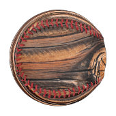 Holzkörnmuster Baseball (Vorderseite Links)