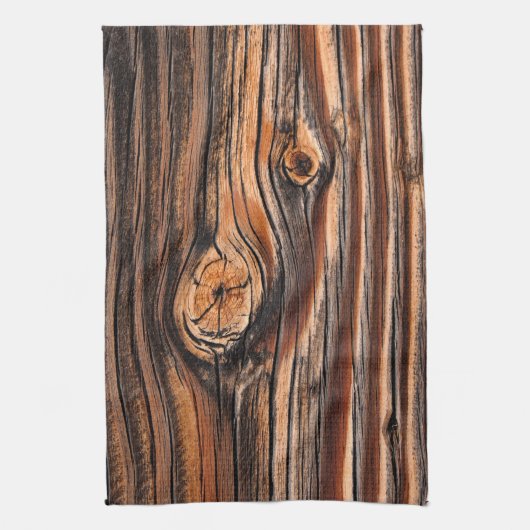 Holzkörnmuster Geschirrtuch (Vertikal)