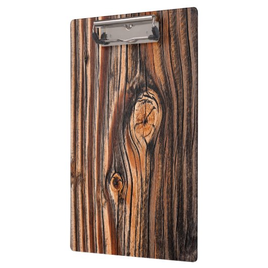 Holzkörnmuster Klemmbrett (Links)