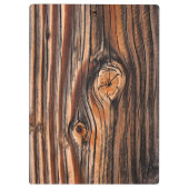 Holzkörnmuster Klemmbrett (Rückseite)