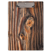 Holzkörnmuster Klemmbrett (Vorderseite)