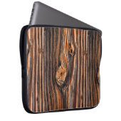 Holzkörnmuster Laptopschutzhülle (Vorne Rechts)