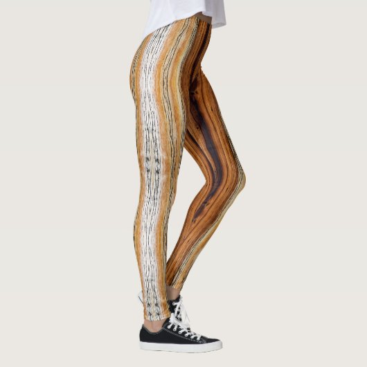 Holzkörnmuster   leggings (Rechts)