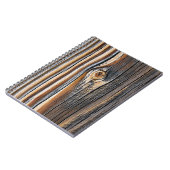 Holzkörnmuster Notizblock (Linke Seite)