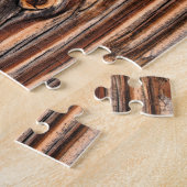 Holzkörnmuster Puzzle (Seite)