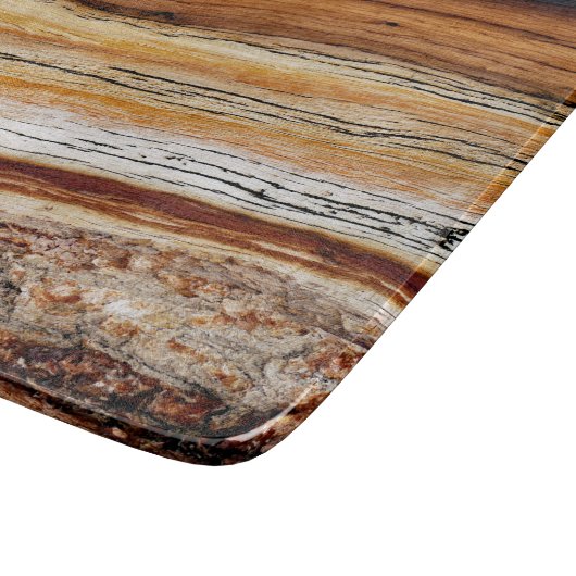 Holzkörnmuster Schneidebrett (Ecke)