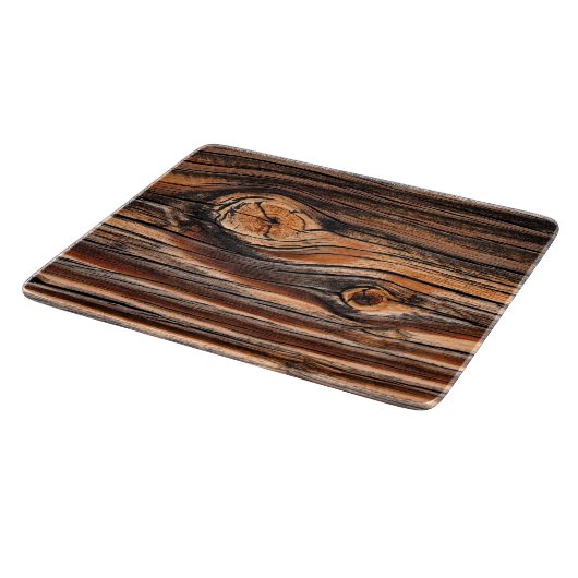 Holzkörnmuster Schneidebrett (Ecke)