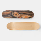 Holzkörnmuster Skateboard (Horizontal)