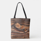 Holzkörnmuster Tasche (Rückseite)