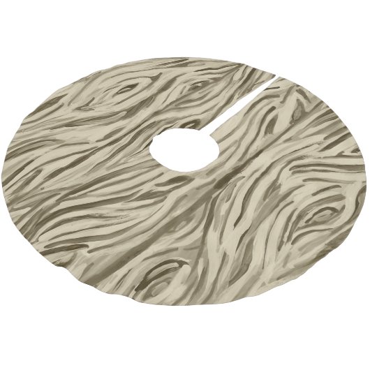 Holzkörnplatte Französisches Eichenholz Polyester Weihnachtsbaumdecke (Schrägansicht)