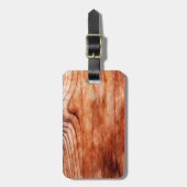 Holzkörntextur Gepäckanhänger (Vorderseite vertikal)