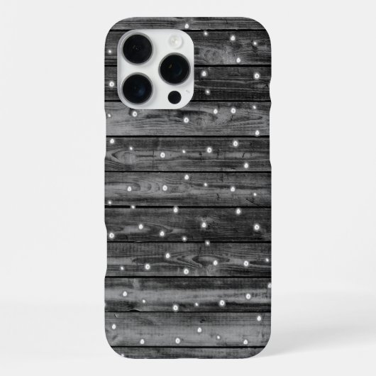 Holzkörntextur iPhone Hülle (Rückseite)