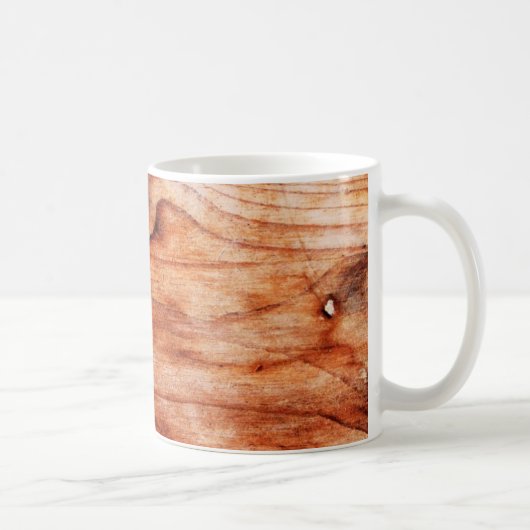 Holzkörntextur Kaffeetasse (Rechts)